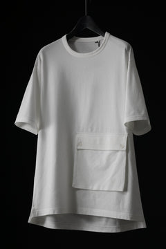 画像をギャラリービューアに読み込む, Y-3 Yohji Yamamoto POCKET S/S TEE / CREPE COTTON JERSEY (OFF WHITE)