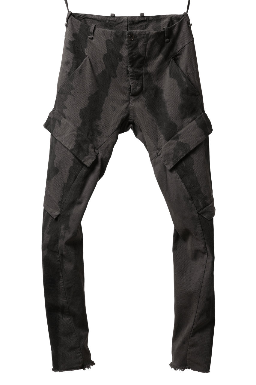 画像をギャラリービューアに読み込む, masnada BAGGY CARGO PANTS / STRETCH MICRO RIP COTTON (CAMO DUST)