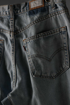 画像をギャラリービューアに読み込む, CHANGES x LOOM exclusive REMAKE REGULAR FIT DENIM PANTS / VINTAGE LEVI’S JEANS (INDIGO #F)