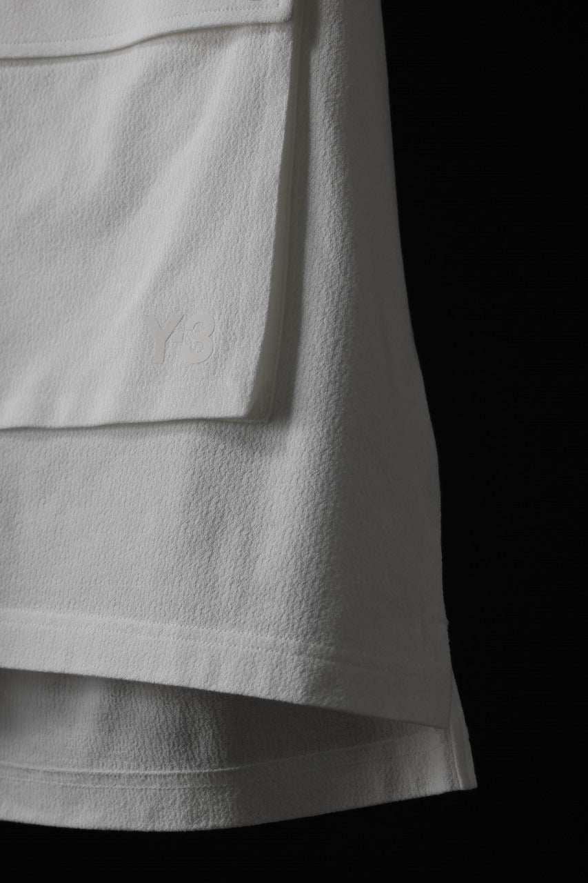 画像をギャラリービューアに読み込む, Y-3 Yohji Yamamoto POCKET S/S TEE / CREPE COTTON JERSEY (OFF WHITE)