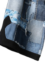 画像をギャラリービューアに読み込む, MASSIMO SABBADIN FULL LEVI'S PATCH BASKET SHORTS (INDIGO #A)