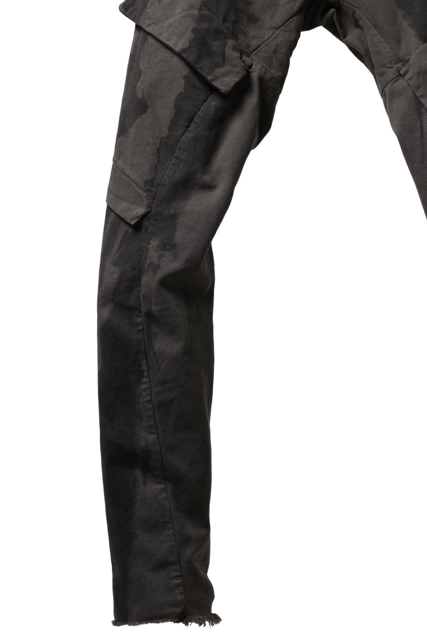画像をギャラリービューアに読み込む, masnada BAGGY CARGO PANTS / STRETCH MICRO RIP COTTON (CAMO DUST)