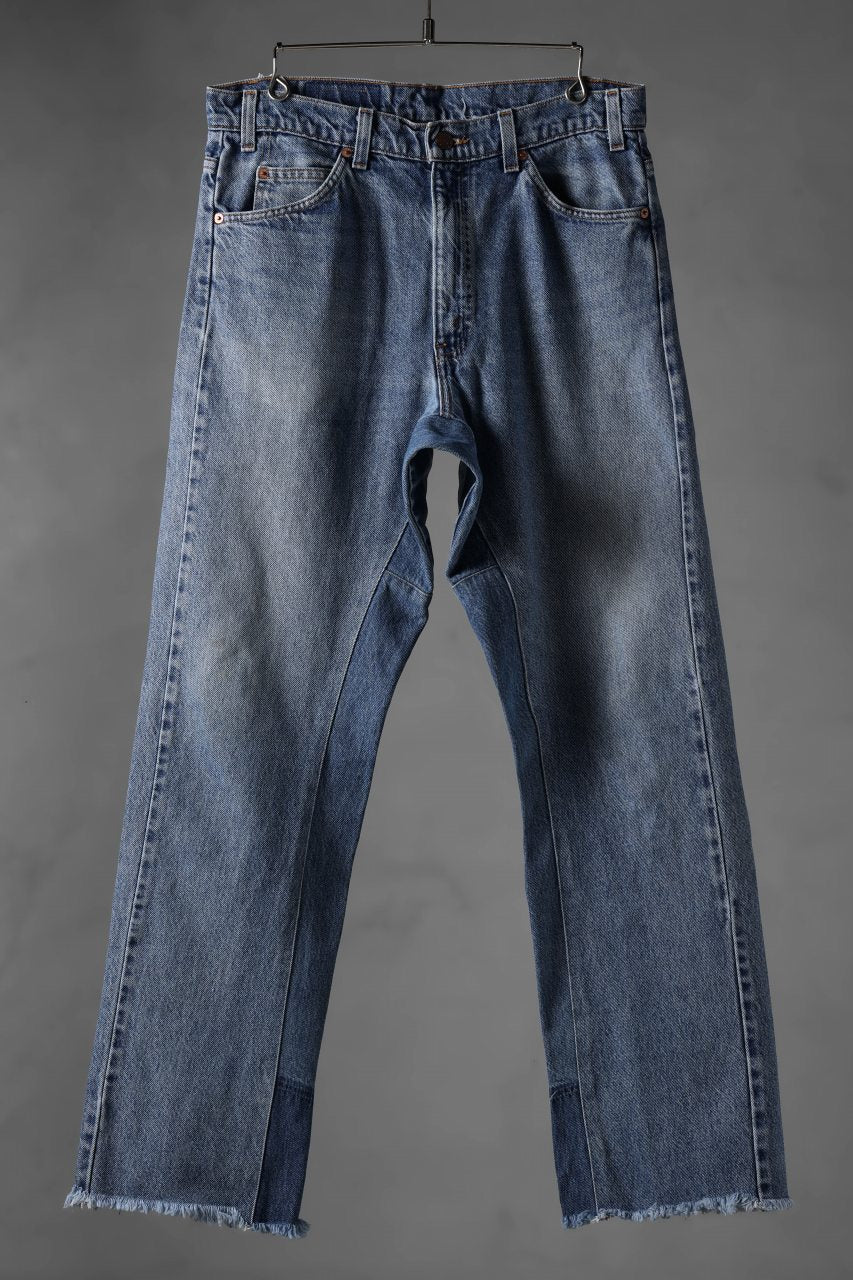 画像をギャラリービューアに読み込む, CHANGES x LOOM exclusive REMAKE REGULAR FIT DENIM PANTS / VINTAGE LEVI’S JEANS (INDIGO #G)