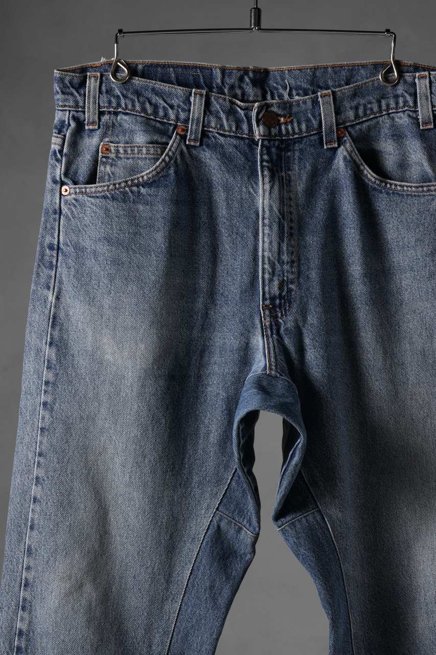 画像をギャラリービューアに読み込む, CHANGES x LOOM exclusive REMAKE REGULAR FIT DENIM PANTS / VINTAGE LEVI’S JEANS (INDIGO #G)