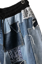 画像をギャラリービューアに読み込む, MASSIMO SABBADIN FULL LEVI'S PATCH BASKET SHORTS (INDIGO #A)