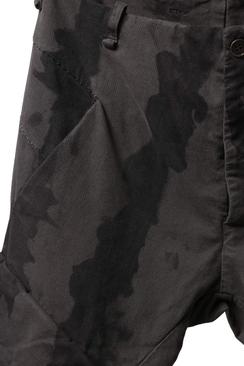 画像をギャラリービューアに読み込む, masnada BAGGY CARGO PANTS / STRETCH MICRO RIP COTTON (CAMO DUST)