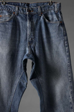 画像をギャラリービューアに読み込む, CHANGES x LOOM exclusive REMAKE REGULAR FIT DENIM PANTS / VINTAGE LEVI’S JEANS (INDIGO #G)