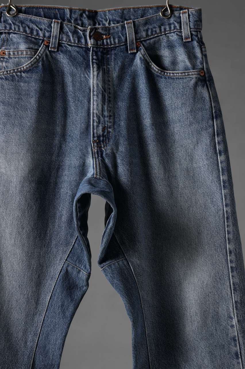 画像をギャラリービューアに読み込む, CHANGES x LOOM exclusive REMAKE REGULAR FIT DENIM PANTS / VINTAGE LEVI’S JEANS (INDIGO #G)