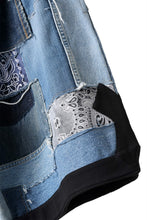 画像をギャラリービューアに読み込む, MASSIMO SABBADIN FULL LEVI'S PATCH BASKET SHORTS (INDIGO #A)
