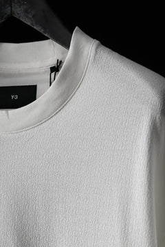 画像をギャラリービューアに読み込む, Y-3 Yohji Yamamoto WORK WEAR TEE / CREPE COTTON JERSEY (OFF WHITE)