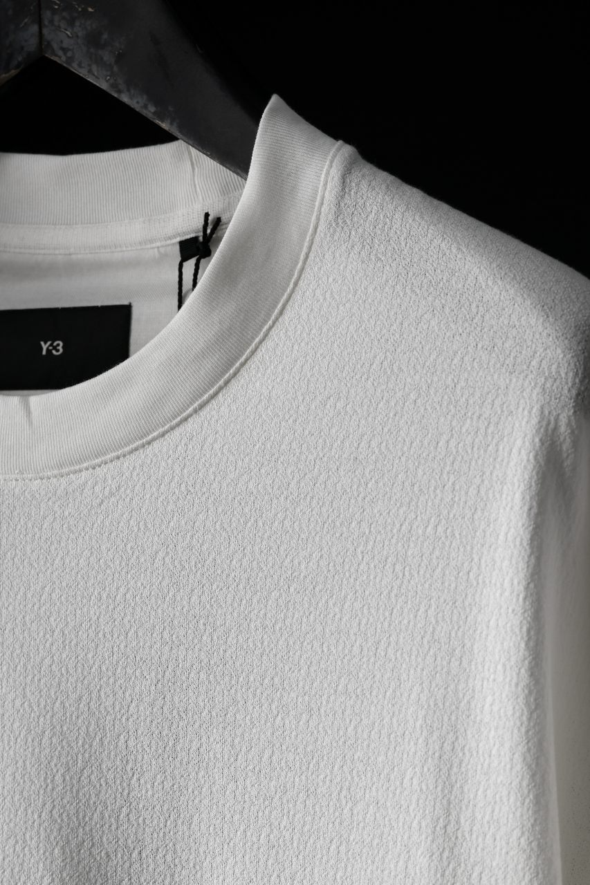 画像をギャラリービューアに読み込む, Y-3 Yohji Yamamoto WORK WEAR TEE / CREPE COTTON JERSEY (OFF WHITE)