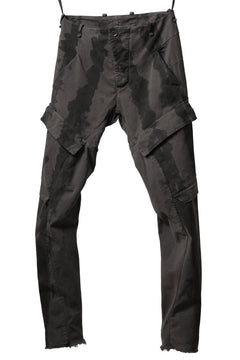 画像をギャラリービューアに読み込む, masnada BAGGY CARGO PANTS / STRETCH MICRO RIP COTTON (CAMO DUST)