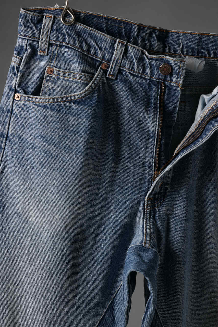 画像をギャラリービューアに読み込む, CHANGES x LOOM exclusive REMAKE REGULAR FIT DENIM PANTS / VINTAGE LEVI’S JEANS (INDIGO #G)