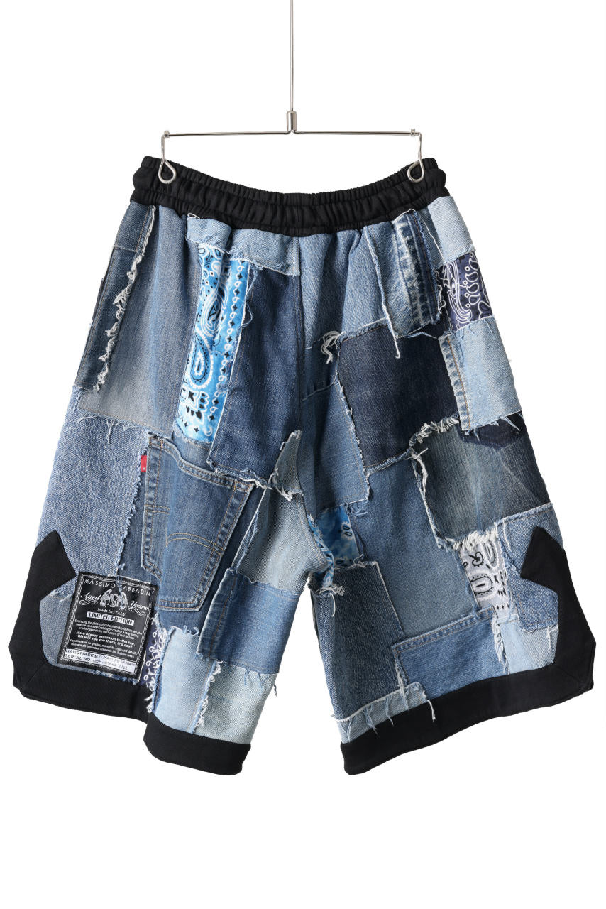 画像をギャラリービューアに読み込む, MASSIMO SABBADIN FULL LEVI&#39;S PATCH BASKET SHORTS (INDIGO #A)