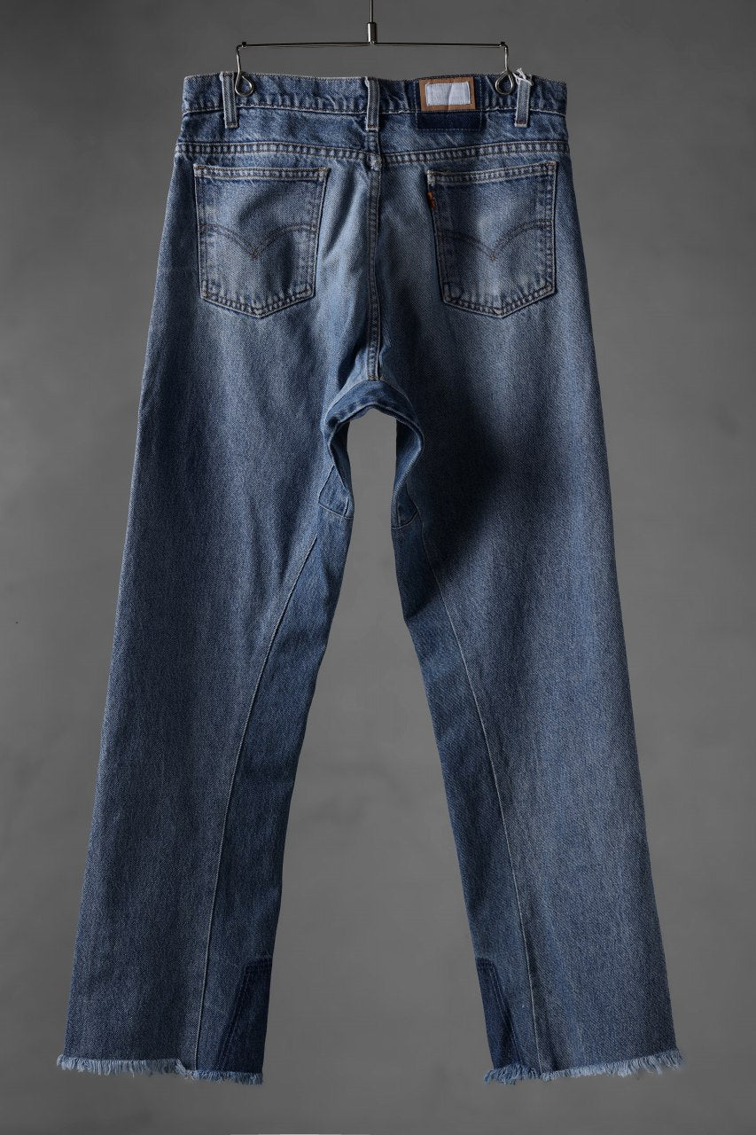 画像をギャラリービューアに読み込む, CHANGES x LOOM exclusive REMAKE REGULAR FIT DENIM PANTS / VINTAGE LEVI’S JEANS (INDIGO #G)