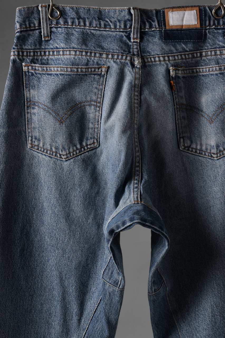 画像をギャラリービューアに読み込む, CHANGES x LOOM exclusive REMAKE REGULAR FIT DENIM PANTS / VINTAGE LEVI’S JEANS (INDIGO #G)