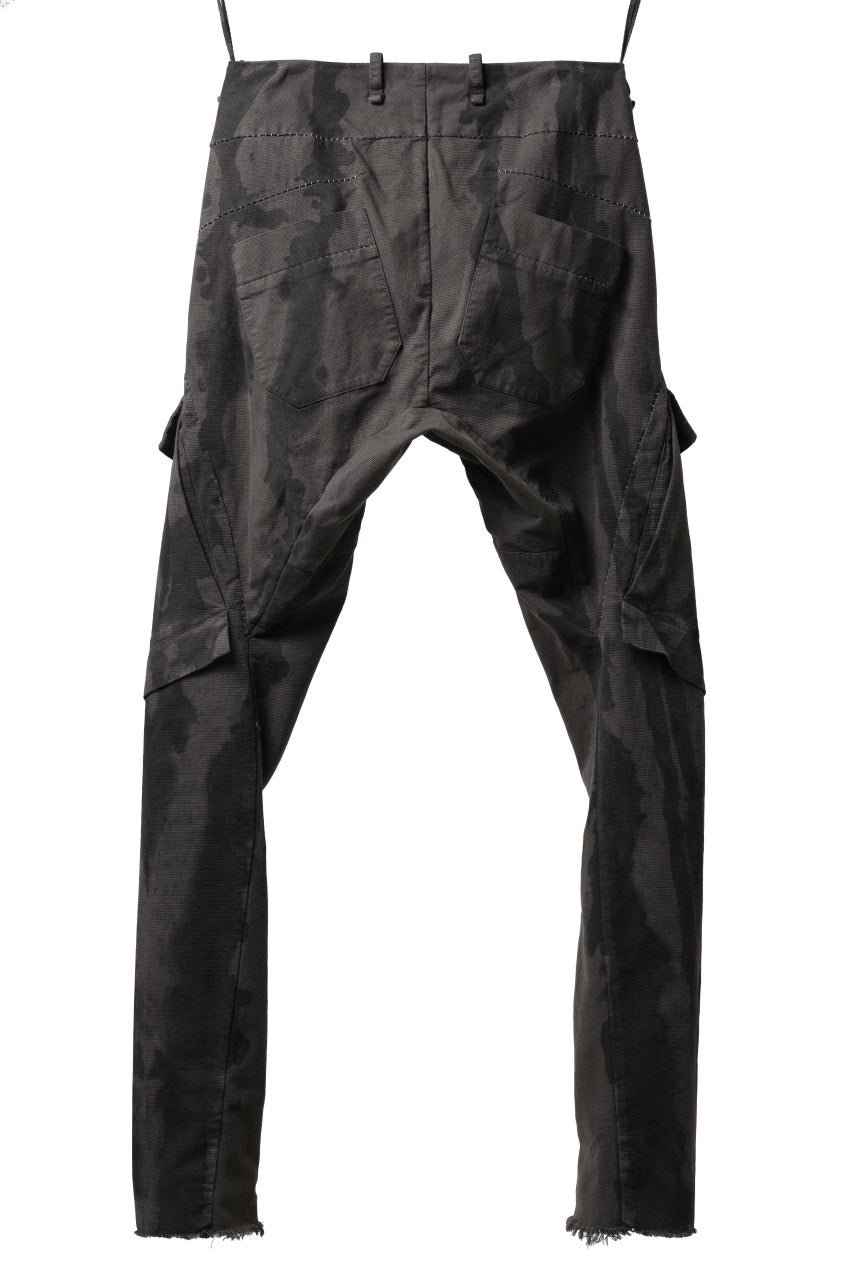 画像をギャラリービューアに読み込む, masnada BAGGY CARGO PANTS / STRETCH MICRO RIP COTTON (CAMO DUST)