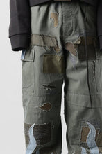 画像をギャラリービューアに読み込む, MASSIMO SABBADIN ARMY CARGO PANTS wt. FLAME DETAIL (ap)