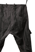 画像をギャラリービューアに読み込む, masnada BAGGY CARGO PANTS / STRETCH MICRO RIP COTTON (CAMO DUST)