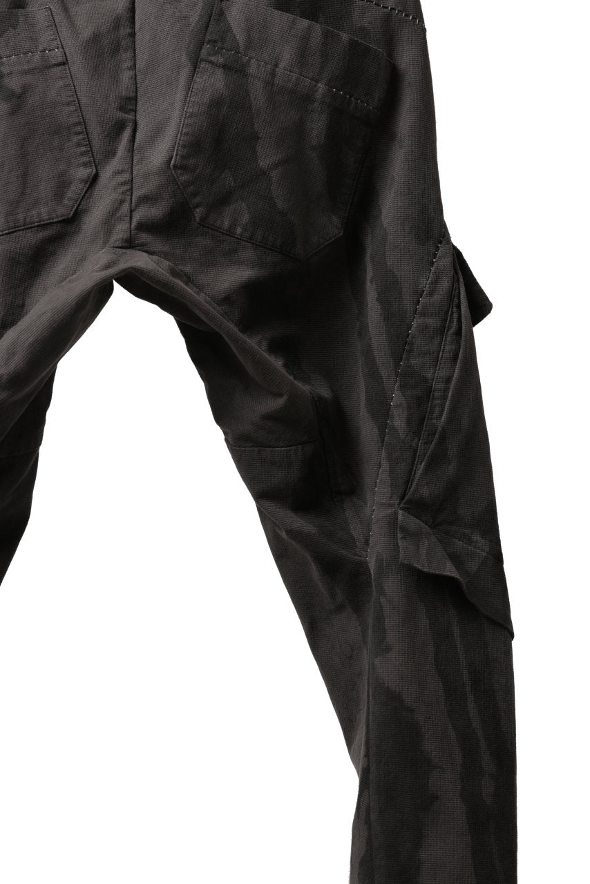 画像をギャラリービューアに読み込む, masnada BAGGY CARGO PANTS / STRETCH MICRO RIP COTTON (CAMO DUST)