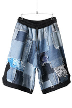 画像をギャラリービューアに読み込む, MASSIMO SABBADIN FULL LEVI&#39;S PATCH BASKET SHORTS (INDIGO #B)