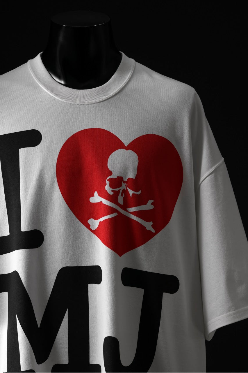 画像をギャラリービューアに読み込む, mastermind JAPAN I♡MJ TEE / BOXY FIT (WHITE)
