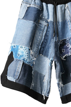 画像をギャラリービューアに読み込む, MASSIMO SABBADIN FULL LEVI'S PATCH BASKET SHORTS (INDIGO #B)