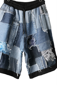 画像をギャラリービューアに読み込む, MASSIMO SABBADIN FULL LEVI'S PATCH BASKET SHORTS (INDIGO #B)
