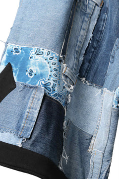 画像をギャラリービューアに読み込む, MASSIMO SABBADIN FULL LEVI'S PATCH BASKET SHORTS (INDIGO #B)
