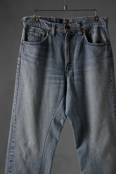 画像をギャラリービューアに読み込む, CHANGES x LOOM exclusive REMAKE REGULAR FIT DENIM PANTS / VINTAGE LEVI’S JEANS (INDIGO #H)