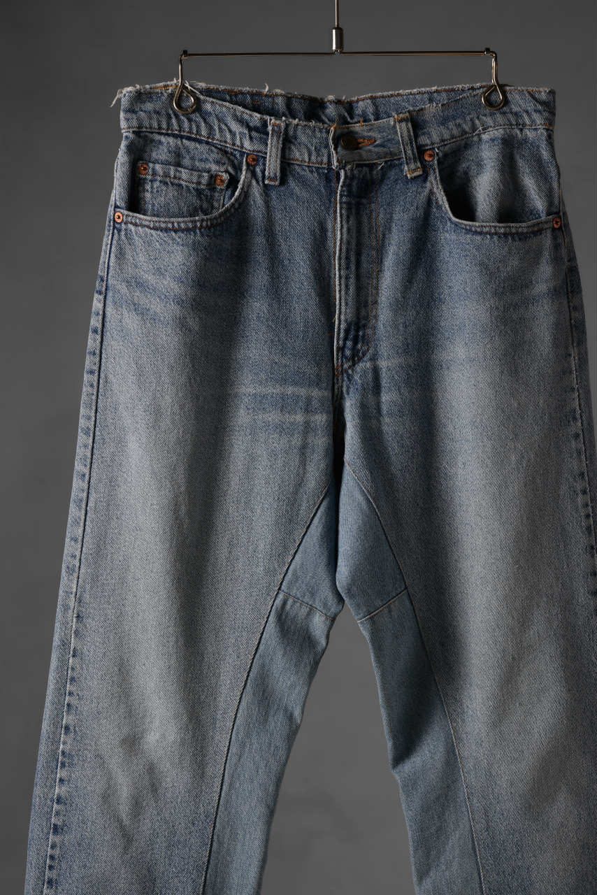 画像をギャラリービューアに読み込む, CHANGES x LOOM exclusive REMAKE REGULAR FIT DENIM PANTS / VINTAGE LEVI’S JEANS (INDIGO #H)