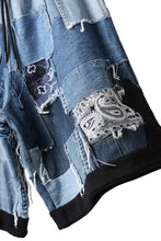 画像をギャラリービューアに読み込む, MASSIMO SABBADIN FULL LEVI'S PATCH BASKET SHORTS (INDIGO #B)