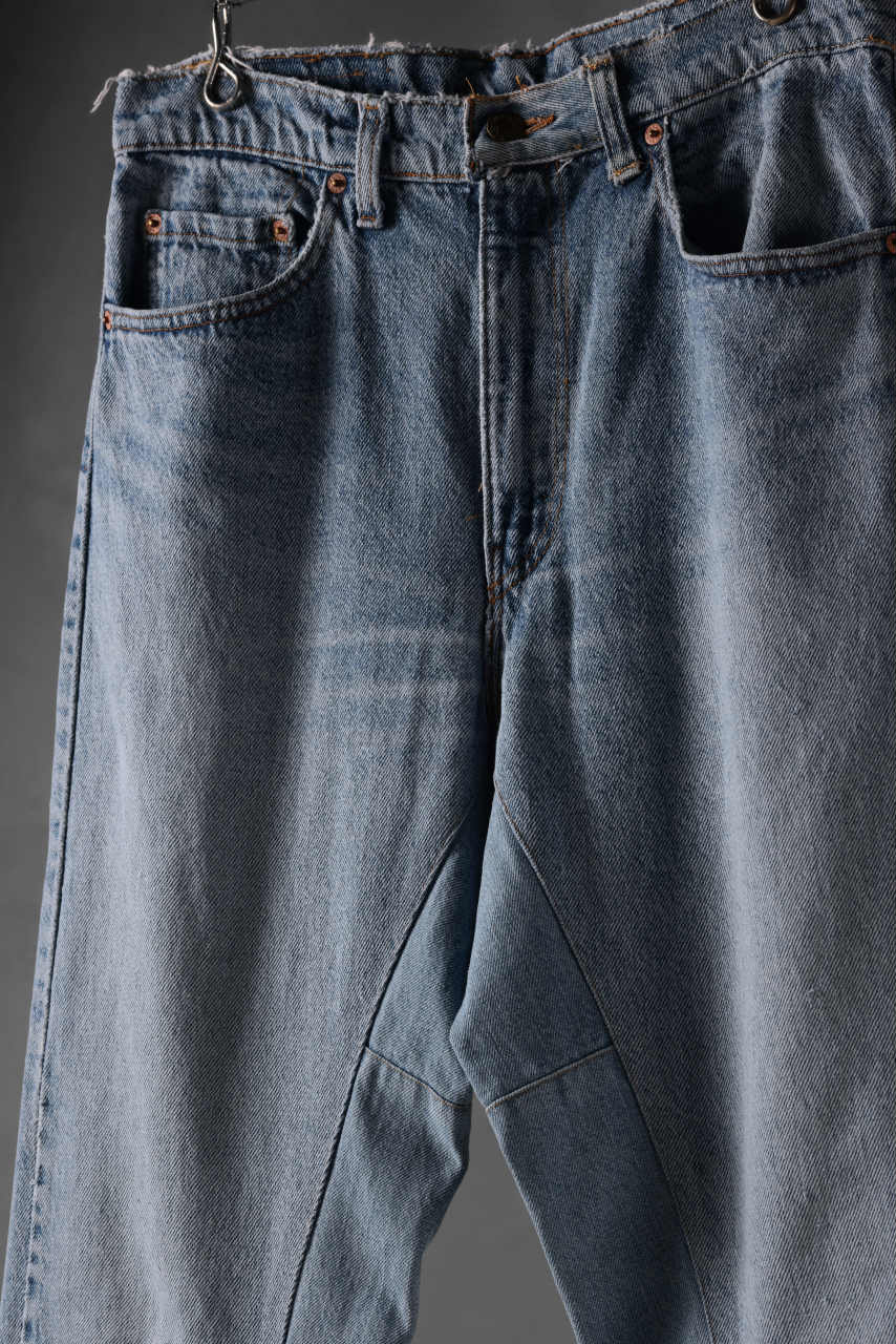 画像をギャラリービューアに読み込む, CHANGES x LOOM exclusive REMAKE REGULAR FIT DENIM PANTS / VINTAGE LEVI’S JEANS (INDIGO #H)