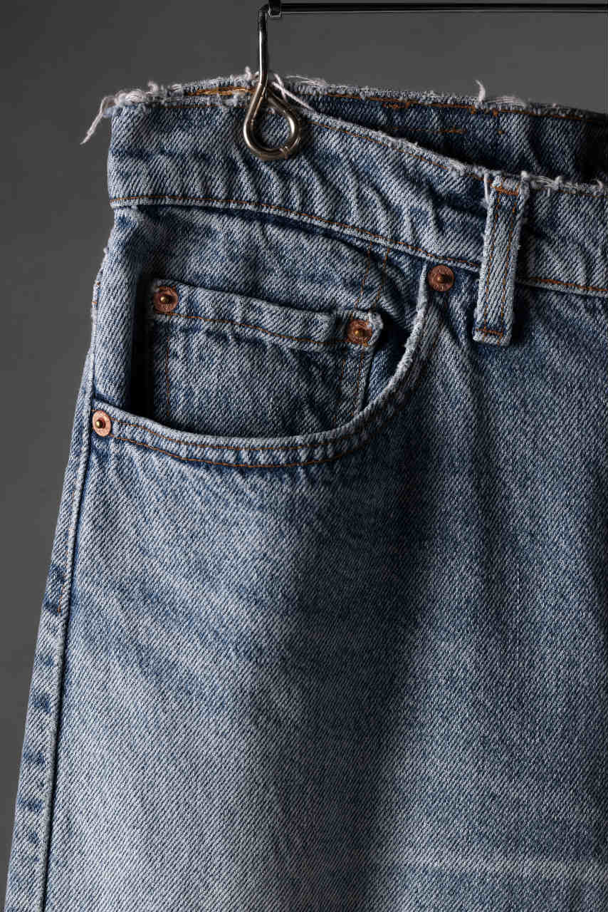 画像をギャラリービューアに読み込む, CHANGES x LOOM exclusive REMAKE REGULAR FIT DENIM PANTS / VINTAGE LEVI’S JEANS (INDIGO #H)