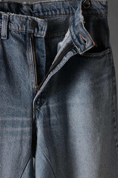 画像をギャラリービューアに読み込む, CHANGES x LOOM exclusive REMAKE REGULAR FIT DENIM PANTS / VINTAGE LEVI’S JEANS (INDIGO #H)