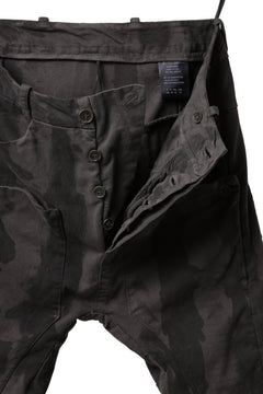 画像をギャラリービューアに読み込む, masnada SLIM GUSSET PANTS / STRETCH MICRO RIP COTTON (CAMO DUST)