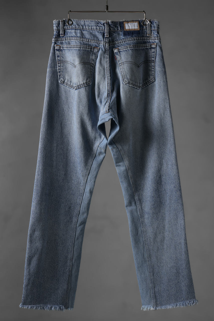 画像をギャラリービューアに読み込む, CHANGES x LOOM exclusive REMAKE REGULAR FIT DENIM PANTS / VINTAGE LEVI’S JEANS (INDIGO #H)