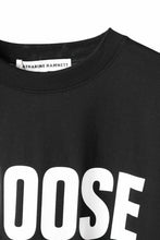 画像をギャラリービューアに読み込む, KATHARINE HAMNETT BIG SLOGAN TEE / CHOOSE LIFE (BLACK)