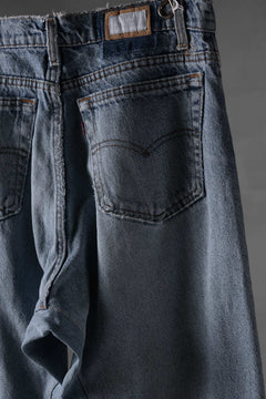 画像をギャラリービューアに読み込む, CHANGES x LOOM exclusive REMAKE REGULAR FIT DENIM PANTS / VINTAGE LEVI’S JEANS (INDIGO #H)