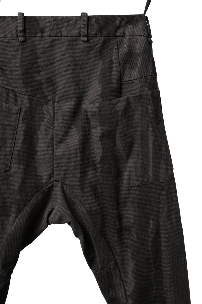 画像をギャラリービューアに読み込む, masnada SLIM GUSSET PANTS / STRETCH MICRO RIP COTTON (CAMO DUST)