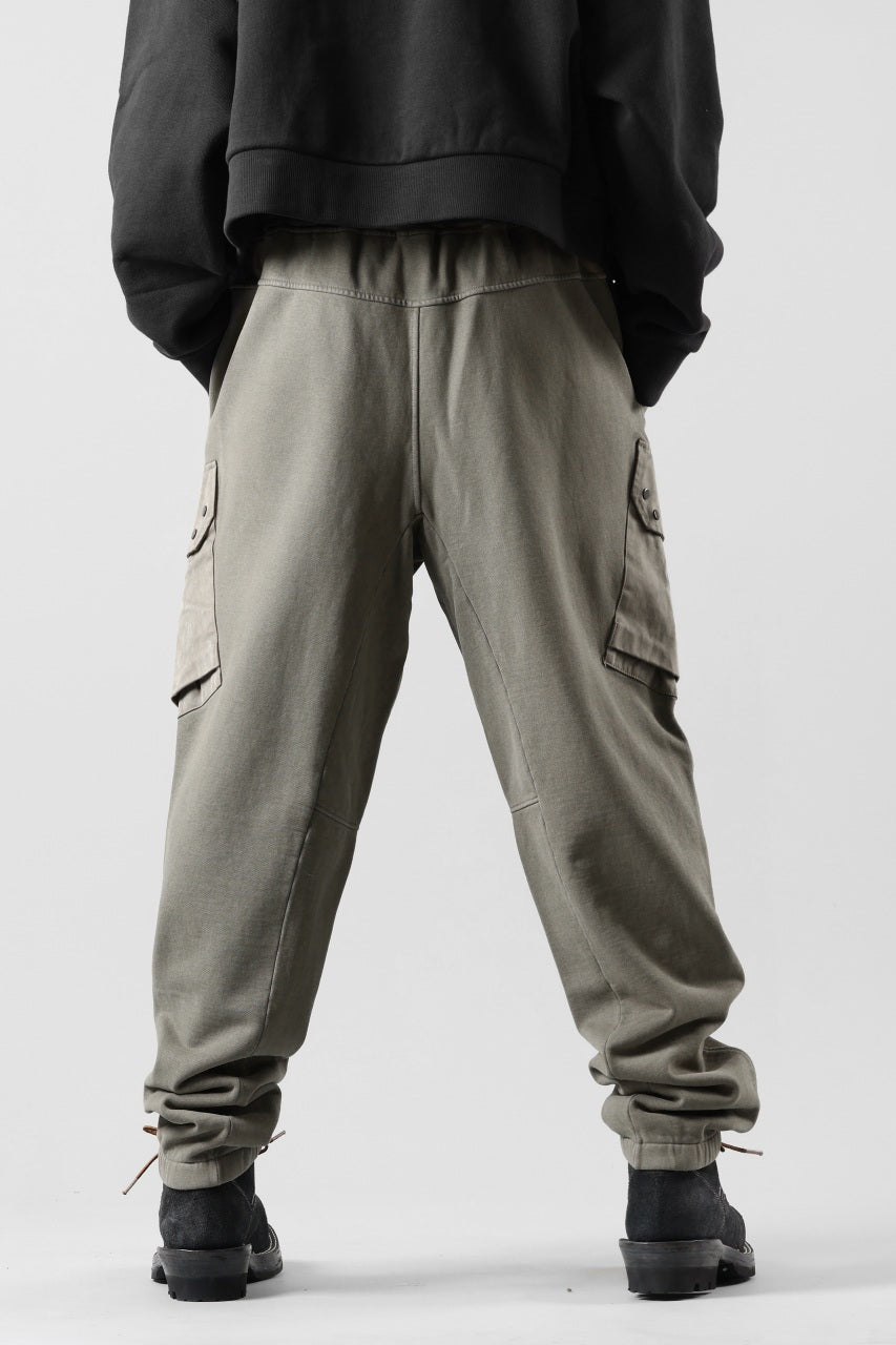 画像をギャラリービューアに読み込む, Ten c MULTI POCKET SNAP SWEAT PANTS / GARMENT DYED (ASH GRAY)