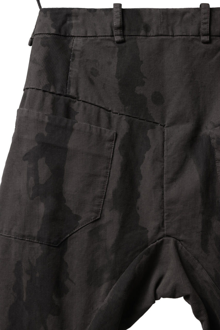 画像をギャラリービューアに読み込む, masnada SLIM GUSSET PANTS / STRETCH MICRO RIP COTTON (CAMO DUST)