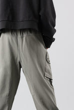 画像をギャラリービューアに読み込む, Ten c MULTI POCKET SNAP SWEAT PANTS / GARMENT DYED (ASH GRAY)