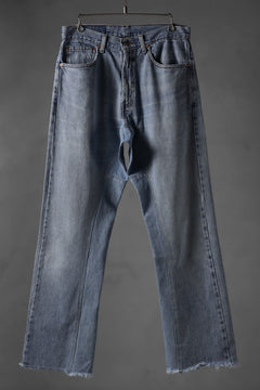 画像をギャラリービューアに読み込む, CHANGES x LOOM exclusive REMAKE REGULAR FIT DENIM PANTS / VINTAGE LEVI’S JEANS (INDIGO #J)