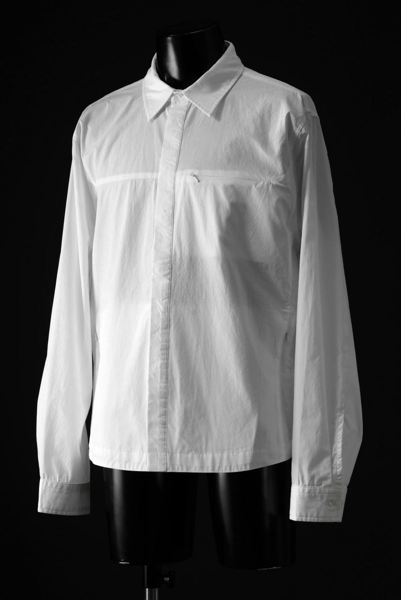 entire studios ZIP POCKET LONG SLEEVE SHIRT (MILK)の商品ページ 