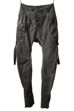 画像をギャラリービューアに読み込む, masnada BAGGY GUSSET POCKET PANTS / STRETCH RELIEF STRIPE COTTON (DUST)