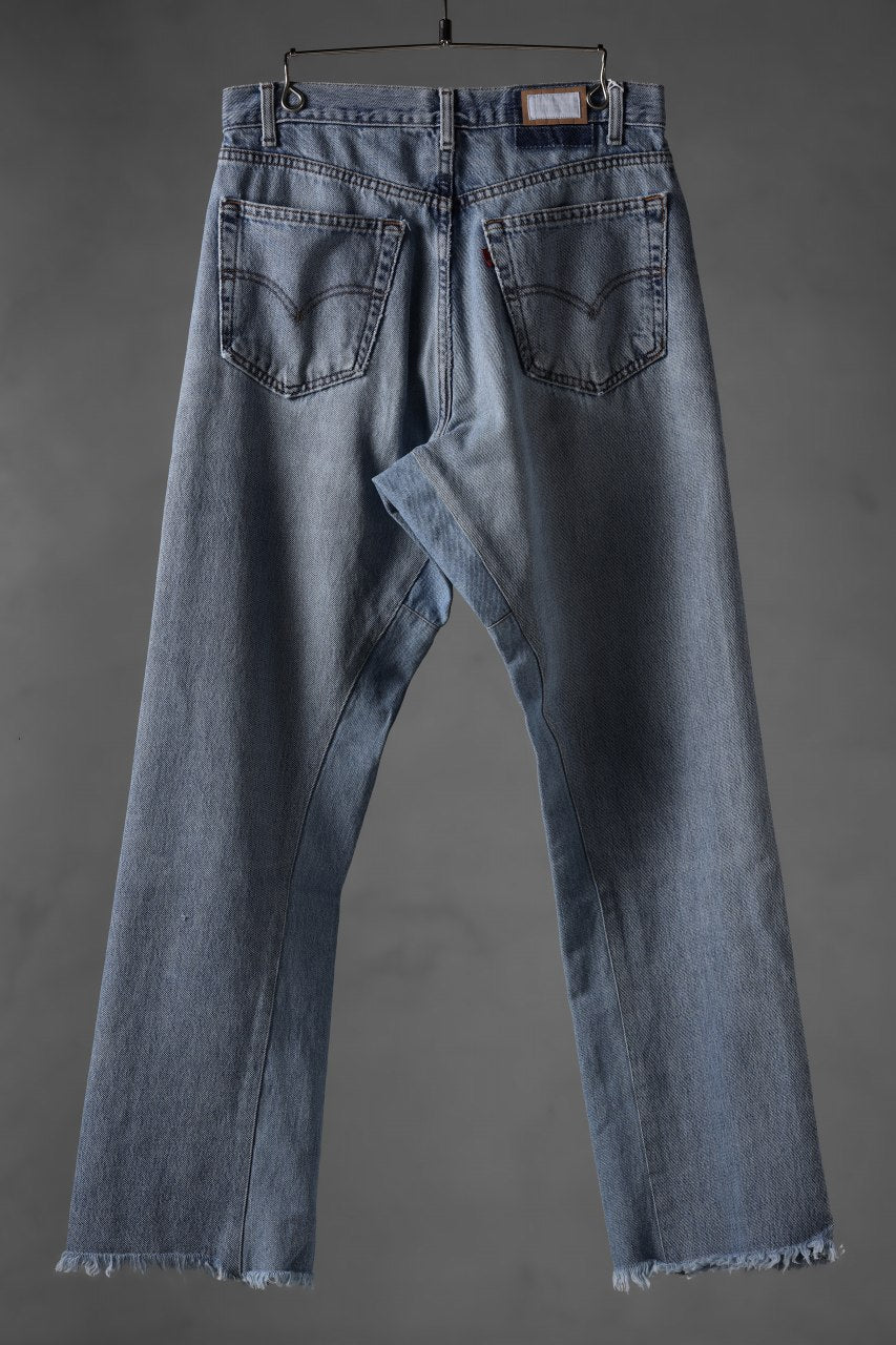 画像をギャラリービューアに読み込む, CHANGES x LOOM exclusive REMAKE REGULAR FIT DENIM PANTS / VINTAGE LEVI’S JEANS (INDIGO #J)