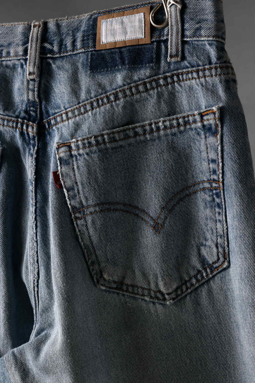 画像をギャラリービューアに読み込む, CHANGES x LOOM exclusive REMAKE REGULAR FIT DENIM PANTS / VINTAGE LEVI’S JEANS (INDIGO #J)