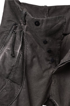 画像をギャラリービューアに読み込む, masnada BAGGY GUSSET POCKET PANTS / STRETCH RELIEF STRIPE COTTON (DUST)