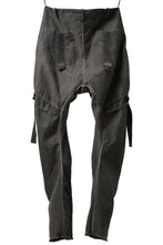 画像をギャラリービューアに読み込む, masnada BAGGY GUSSET POCKET PANTS / STRETCH RELIEF STRIPE COTTON (DUST)